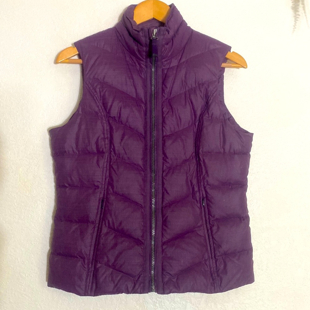 PrAna puffer vest Purple Women’s SZ small
